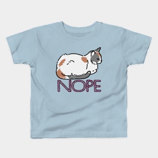 Nope Cat Kids T-Shirt